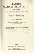 Father Michael Browne Sj 1853 - 1933