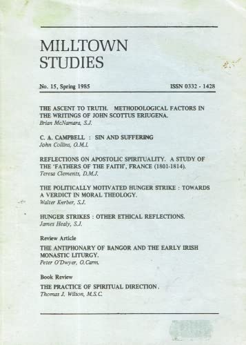 Milltown Studies, No. 15, Spring 1985