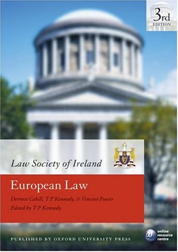 European Law (Law Society of Ireland Manual)