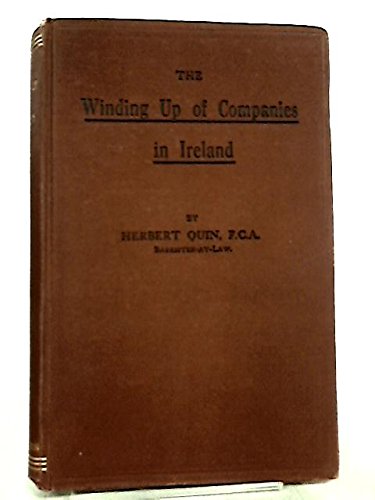 The Winding Up of Companies in Ireland