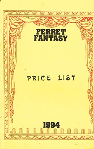 Ferret Fantasy: Price List, 1994