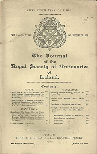 The Journal of the Royal Society of Antiquities of Ireland, Part 3, Volume XXXVII (37), 30th September 1907