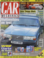 Car Mechanics magazine, May 2004: multimeters, Volvo 940, BMW 325i front brakes, Mini, MGB GT