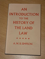 An Introduction to the History of the Land Law