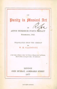 On Purity in Musical Art