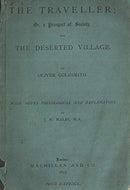 The Traveller; or, a Prospect of Society; and The Deserted Village