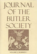 Journal of the Butler Society - Volume 2 Number 1 (1980 and 1981)