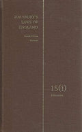 Halsbury's Laws of England ; Vol. 15 (1)
