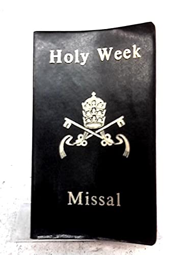 Holy Week Missal: