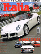 Auto Italia magazine, Issue 161: 12 August-8 September 2009 - Alfa Romeo 8C Spider Supreme, Lancia Delta 40th Anniversary