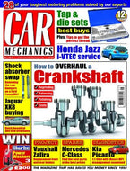 Car Mechanics magazine, May 2014: crankshaft overhaul, Ford Focus Mk1 rear dampers, Jaguar XK8, Vauxhall Zafira brakes, Mercedes C-Class, Kia Picanto 1.1-litre with Bosch MPI diagnostics