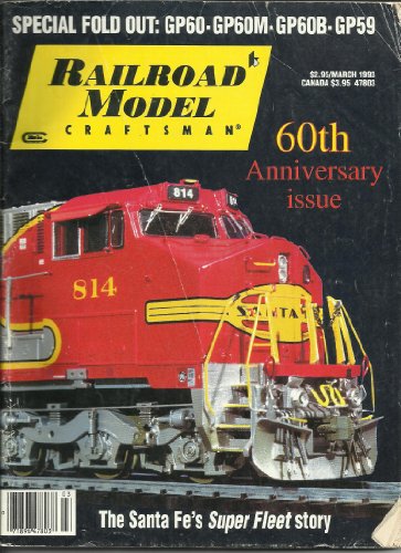 Railroad Model Craftsman Magazine March 1993 (Vol 61 No 10)