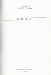 Irish Law Reports Monthly 2005(1)