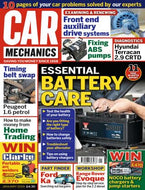 Car Mechanics magazine, January 2019: batteries, Peugeot 1.6 petrol timing belt, ABS pumps, Hyundai Terracan 2.9 CRTD diagnostics, Ford Ka parts, Range Rover Evoque 2.2