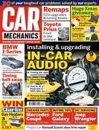 Car Mechanics magazine, December 2016: in-car audio, BMW 1-Series diagnostics, 2.0-litre diesel N47, Hyundai Getz 1.4 timing belt, Toyota Prius front brakes, Mercedes CL203 Coupé