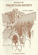 Journal of the Butler Society - Volume 2, Number 3 (1984)