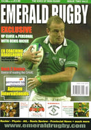 Emerald Rugby magazine, Volume 2, Issue 2, 2004: Denis Hickie, ER Coaching, Newbridge RFC, Brian Coyle, Dermot Cousins reviews Rugby League, Team Ireland Mini-Rugby