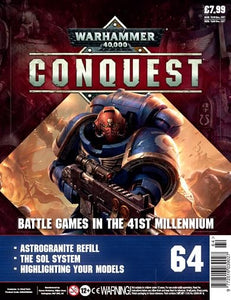 Warhammer 40,000 Conquest magazine, part 64: Battle Games in the 41st Millennium - Astrogranite Refill, The Sol System, Highlighting Your Models