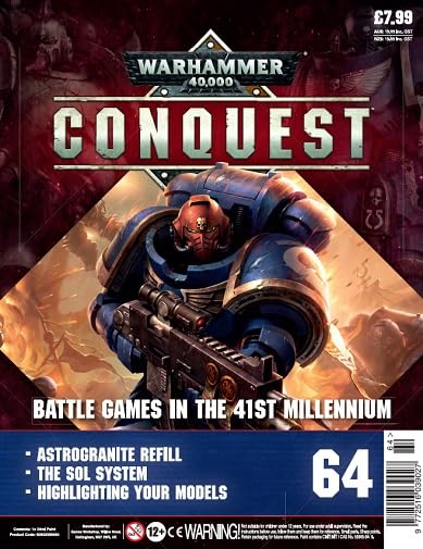 Warhammer 40,000 Conquest magazine, part 64: Battle Games in the 41st Millennium - Astrogranite Refill, The Sol System, Highlighting Your Models