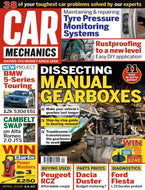 Car Mechanics magazine, April 2019: gearboxes, BMW 5-Series E61 530d, Alfa Romeo 2.0 JTS cambelt, Peugeot RCZ, Dacia Duster, Ford Fiesta 1.25 Duratec, rustproofing