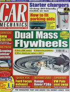Car Mechanics magazine, February 2013: Dual Mass Flywheels (DMF), BMW 3481 E46, Ford Focus exhaust, Range Rover P38a, VW Polo seat swap