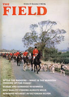 The Field magazine, October 27-November 2 1982: badgers, foxes, stress and gundogs in kennels, quality fishing, Victorian silver