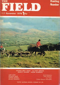 The Field magazine, 1-7 November 1978: hunting number, hounds, benefit scheme, horse ailments, dipper survey, skiing resorts