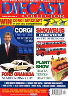Diecast Collector magazine, October 2005, Issue 96: EFE Showbus Renown preview, Corgi: we interview the MD. Ford Granada