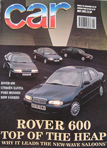 CAR magazine 05/1993 (May 1993( featuring Jaguar XJS, Ford, Rover, Grinnall Scorpion