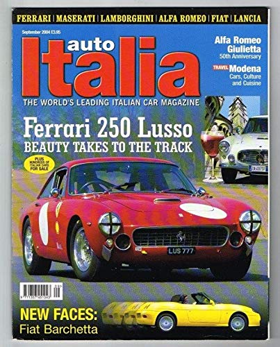 Auto Italia Magazine September 2004 MBox3332/E Ferrari 250 Lusso