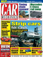 Car Mechanics magazine, September 2014: strip cars for cash, BMW X5 steering angle sensor, Vauxhall VX220 spares, Renault Espace, Fiat Croma 1.8-litre petrol diagnostics