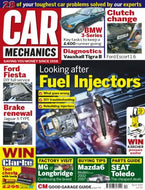 Car Mechanics magazine, April 2015: fuel injectors, Ford Fiesta, Jaguar X-Type brakes, MG Longbridge factory, Mazda6, Seat Toledo parts, BMW 3-Series, Vauxhall Tigra B diagnostics, Ford Escort 1.6 clutch