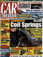 Car Mechanics magazine, April 203: coil springs, McPherson struts, BMW 3-Series, Mercedes Sprinter, VW T5, Mazda MX-5