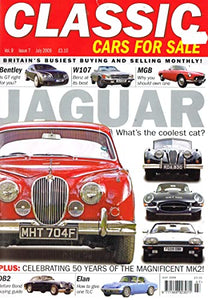Classic Cars For Sale magazine, Volume 9, Issue 7, July 2009