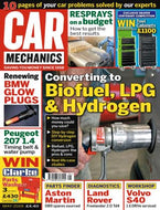 Car Mechanics magazine, May 2019: biofuel, LPG, hydrogen; BMW glow plugs, Peugeot 207 1.4 timing belt and water pump, Aston Martin DB9 spares, Land Rover Freelander 2.0 Td4, Volvo S40