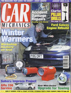 Car Mechanics magazine, January 2005: workshop heaters, Ford Galaxy engine, Subaru Impreza, Alfa Romeo 156
