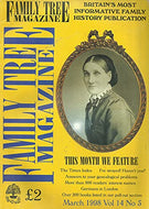 Family Tree Magazine, March 1998, Volume 14, Number 5