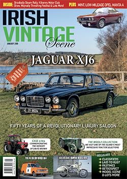 Irish Vintage Scene magazine, January 2019, Issue 152: Jaguar XJ6, Opel Manta, Case 1394, Bedford HA, BMW Boxers