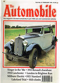 The Automobile, Vol 8, No 12, February 1991 - The magazine devoted exclusively to pre-1950 cars and commercial vehicles