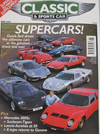 Classic & Sportscar magazine back issue 06/2000 Ford GT40, Lamborghini, Maserati, Porsche