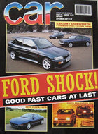 CAR magazine 09/1992 featuring VW Corrado VR6, Ford Escort RS Cosworth, Mazda RX-7, Vauxhall