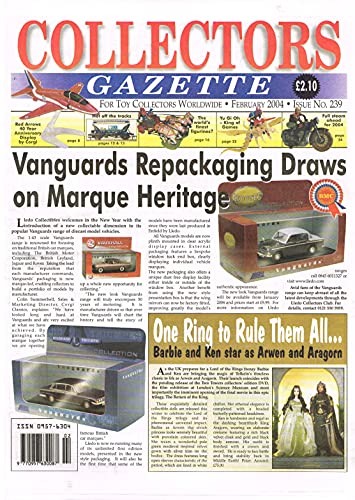 Collectors Gazette magazine, Number 239, February 2004 - For Toy Collectors Worldwide