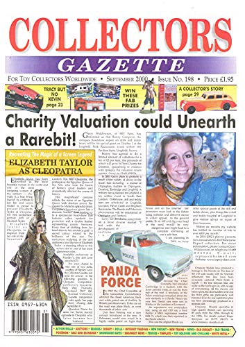 Collectors Gazette magazine, Number 198, September 2000 - For Toy Collectors Worldwide