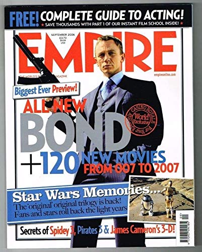 Empire Magazine No.207 September 2006 MBox1363 All new Bond - Spidey 3