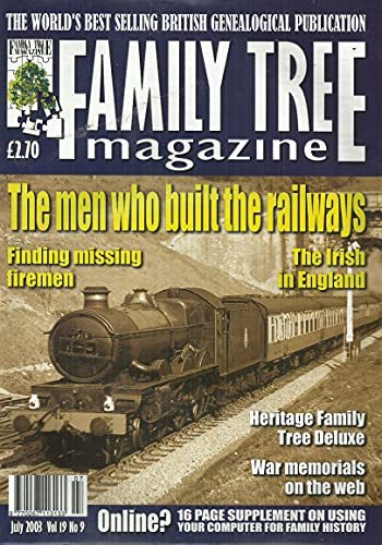 Family Tree Magazine, July 2003, Volume 19, Number 9