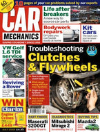 Car Mechanics magazine, July 2018: clutches and flywheels, VW Golf 1.6 TDI, Rover 25, Maserati 3200GT parts, Mitsubishi Mirage 2 diagnostics, Mazda2