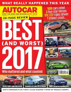 Autocar magazine, 28 December 2017, Volume 294, No 13, Issue 6287: Best (and worst) 2017: Audi, Hyundai GTI, VW, BMW, Nomad, Tesla