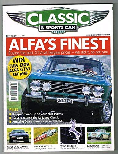 Classic & Sports Car Magazine October 2004 MBox3315/E Alfa's Finest