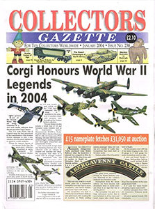 Collectors Gazette magazine, Number 238, January 2004 - For Toy Collectors Worldwide