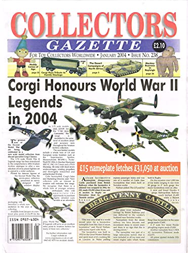 Collectors Gazette magazine, Number 238, January 2004 - For Toy Collectors Worldwide